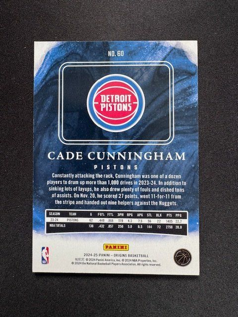 Panini Carte collezionabili: Cade Cunningham 2024-25 Panini Origins Base – Nuovo (secondo la descrizione) da Gals venduto da Leubathi 1