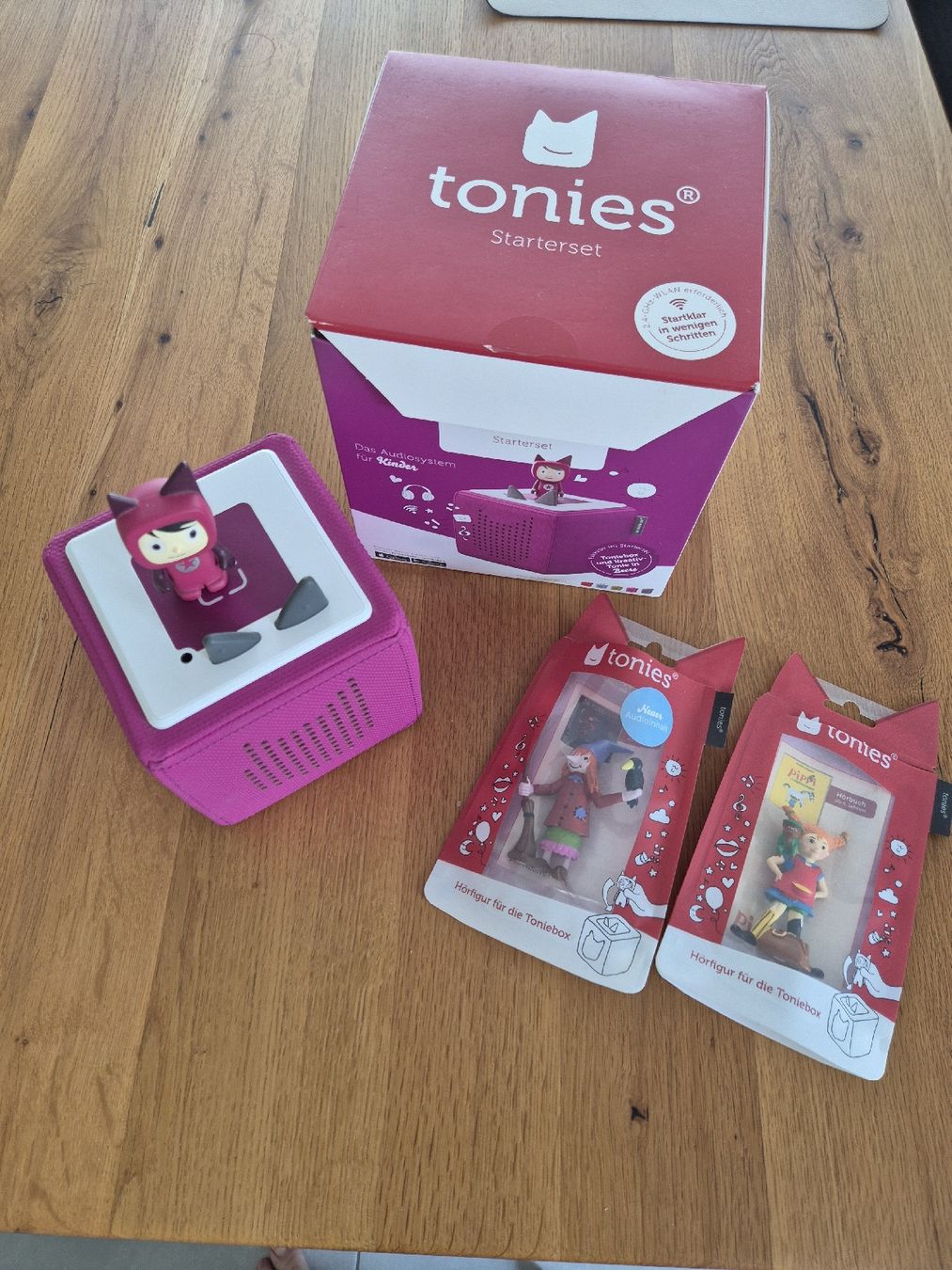 Tonies Lettore multimediale portatile: Toniebox Starterset Beere + 2 Figuren gratis dazu. – Usato da Siebnen venduto da a.kuri 1