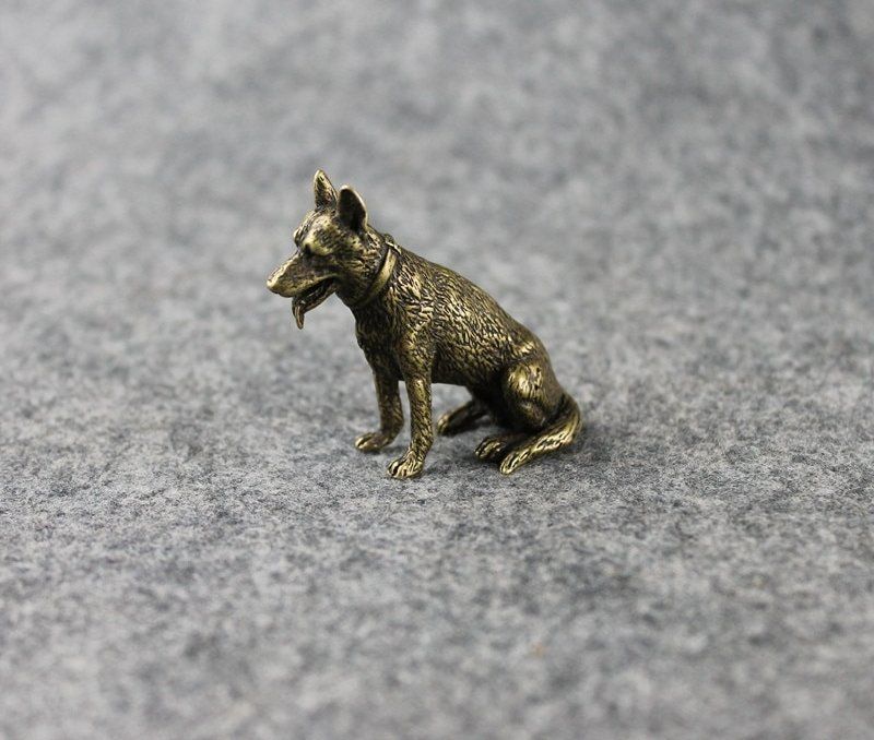 Statuette: Wolfshund aus Messing – Nuovo (secondo la descrizione) da Uerkheim venduto da Kaufoption