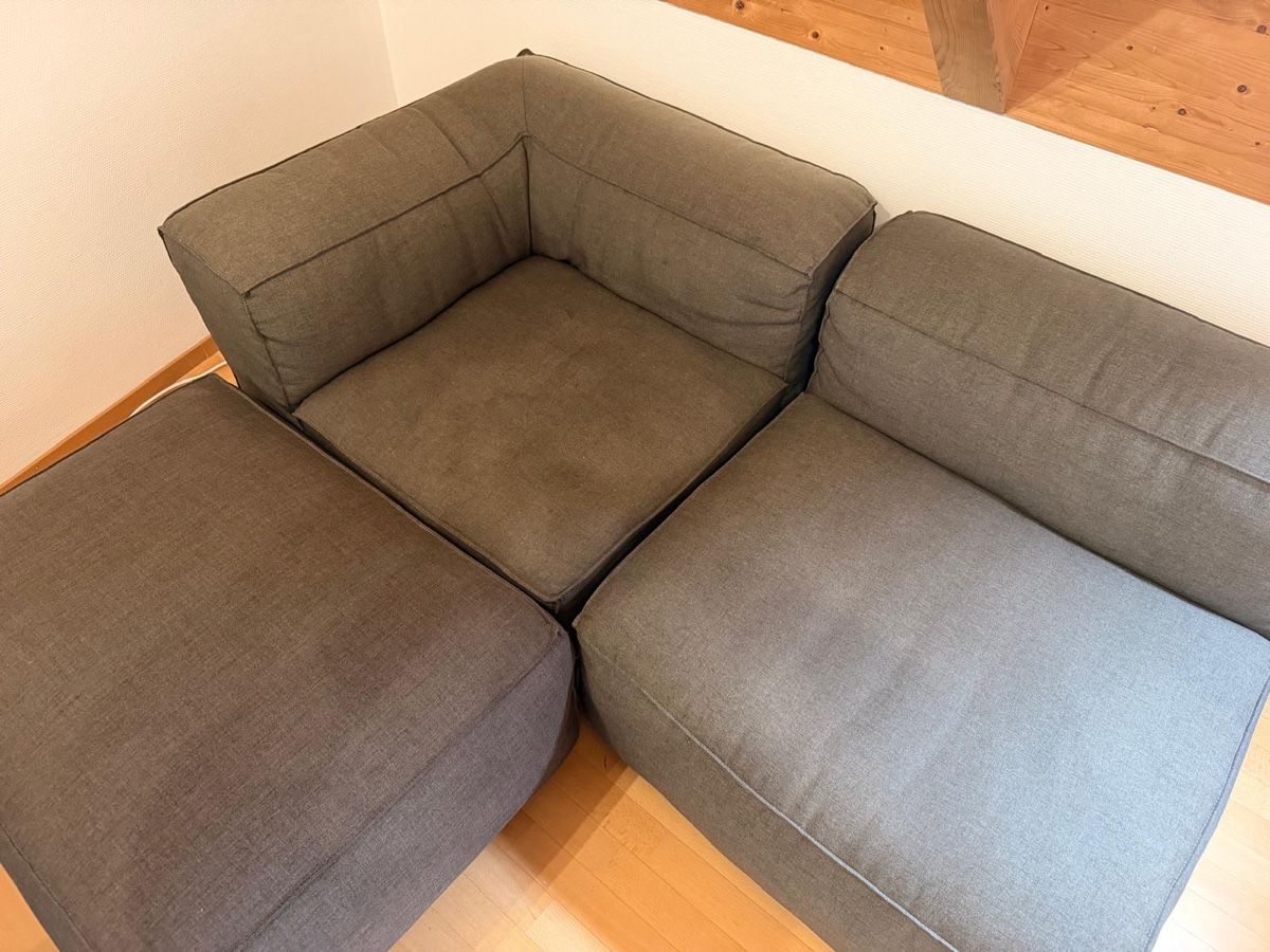 Sofas: Brown modular soft sofa – Gebraucht aus Glattbrugg von suz_8xg5 1