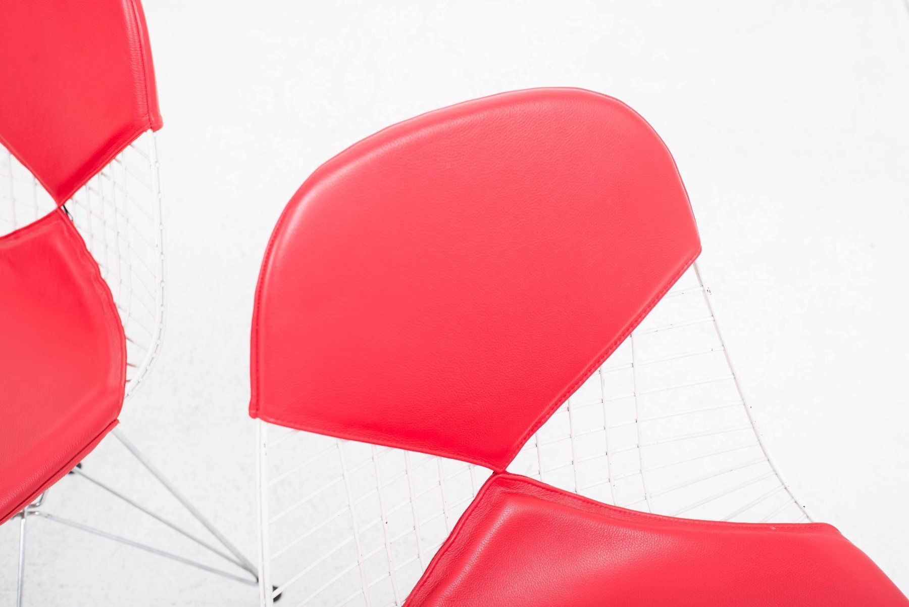 Vitra Sedie: Vitra DKR-2 Wire Chairs von Charles & Ray Eames, 4er Set – Usato da Zürich venduto da STUZH38 2