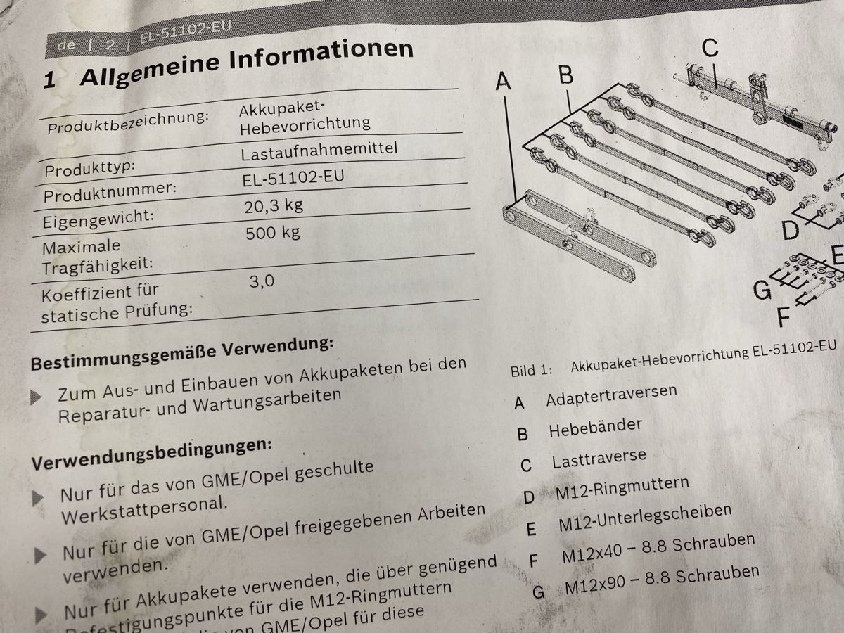 Tous les outils: Akkupaket-Hebevorrichtung – D'occasion à Hägglingen par Karin0802 8