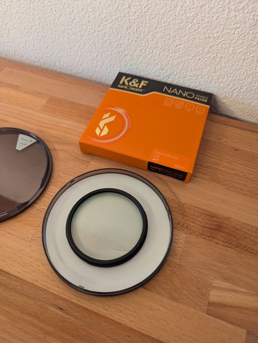 Hama Filtri: K&F Nano-X Black Diffusion Filter, 1/8, 62mm – Usato da Uster venduto da parasimple
