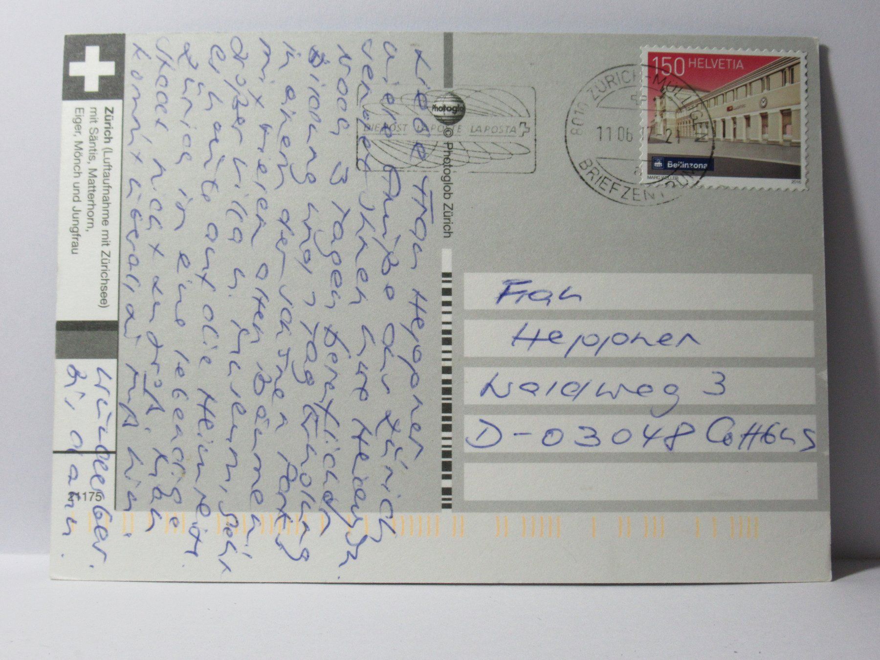 Cartoline postali: Zürich – Usato da Grenchen venduto da frechri 1