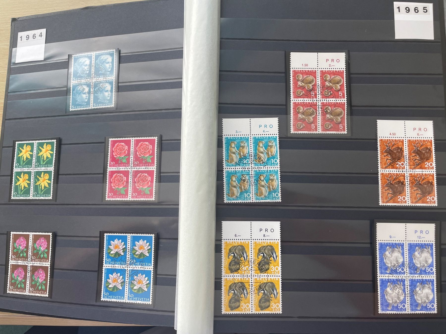 Tous les timbres: 40 séries PJ complètes dès 25.- – D'occasion à Sonceboz-Sombeval par Comment2 9