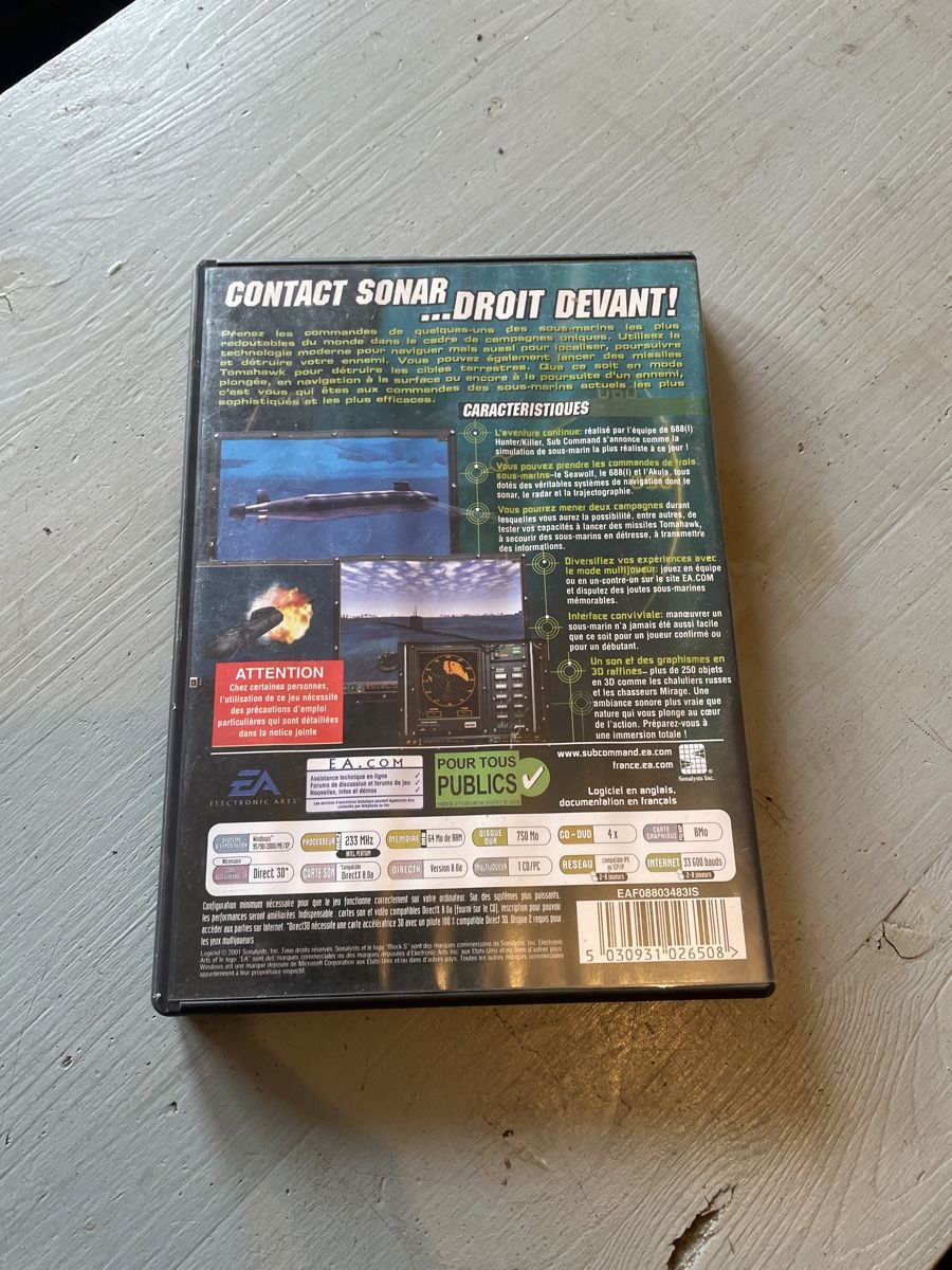 Spiele: Jeu pc sub command  – Gebraucht aus moudon von faucheur2 1