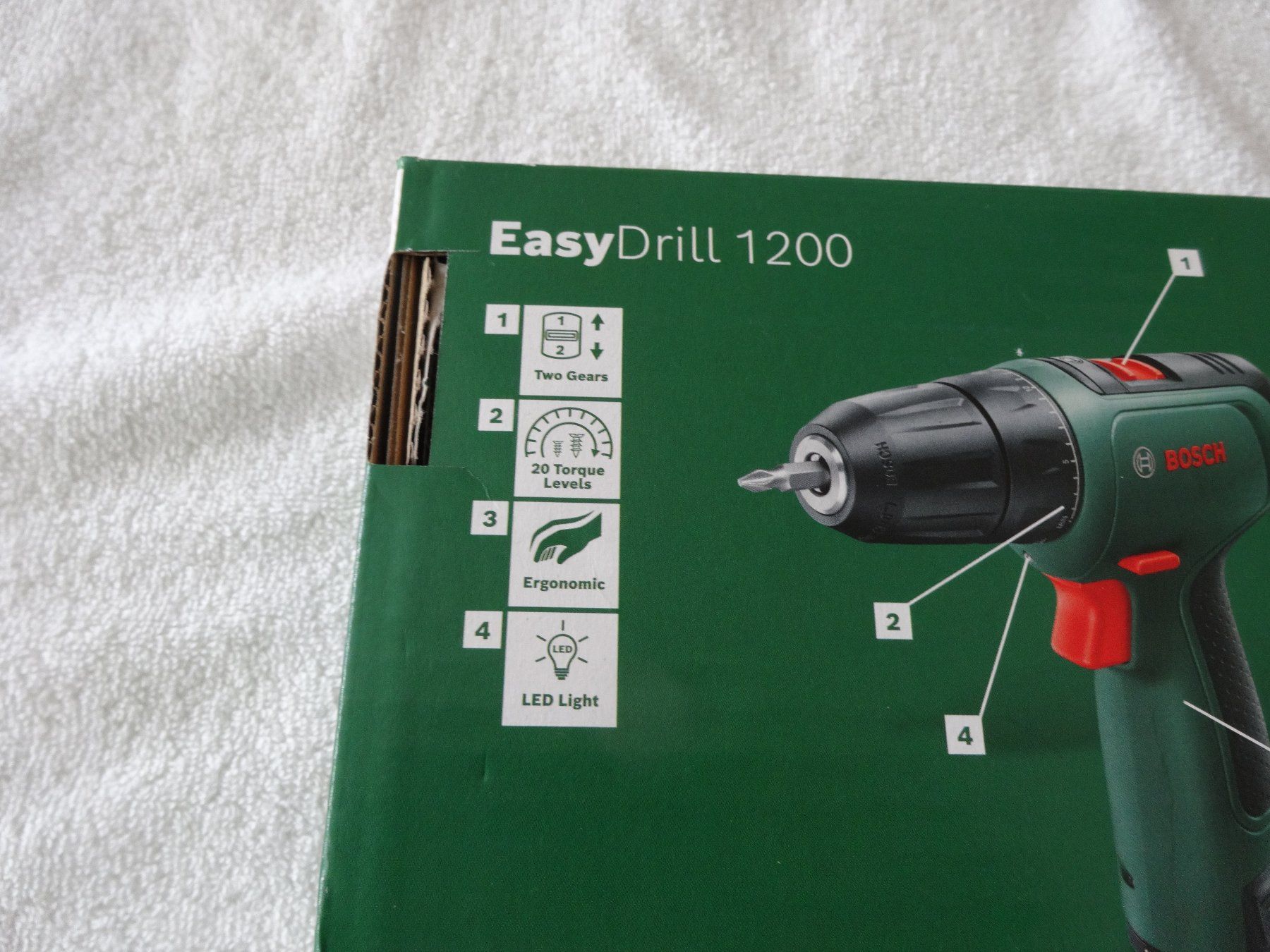 Bosch Trapani: Bosch Easy Drill 1200 Akku Bohrschrauber – Nuovo e nell'imballaggio originale da Neerach venduto da jenny062 3