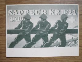 Militärkarte  SAPPEUR KP.II/24 1939