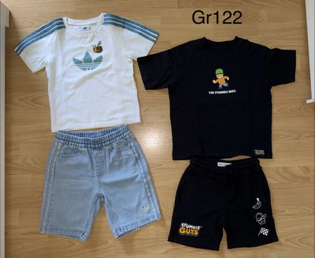 Kinderkleidung Set 4-teilig Grösse 122 Adidas und Zara