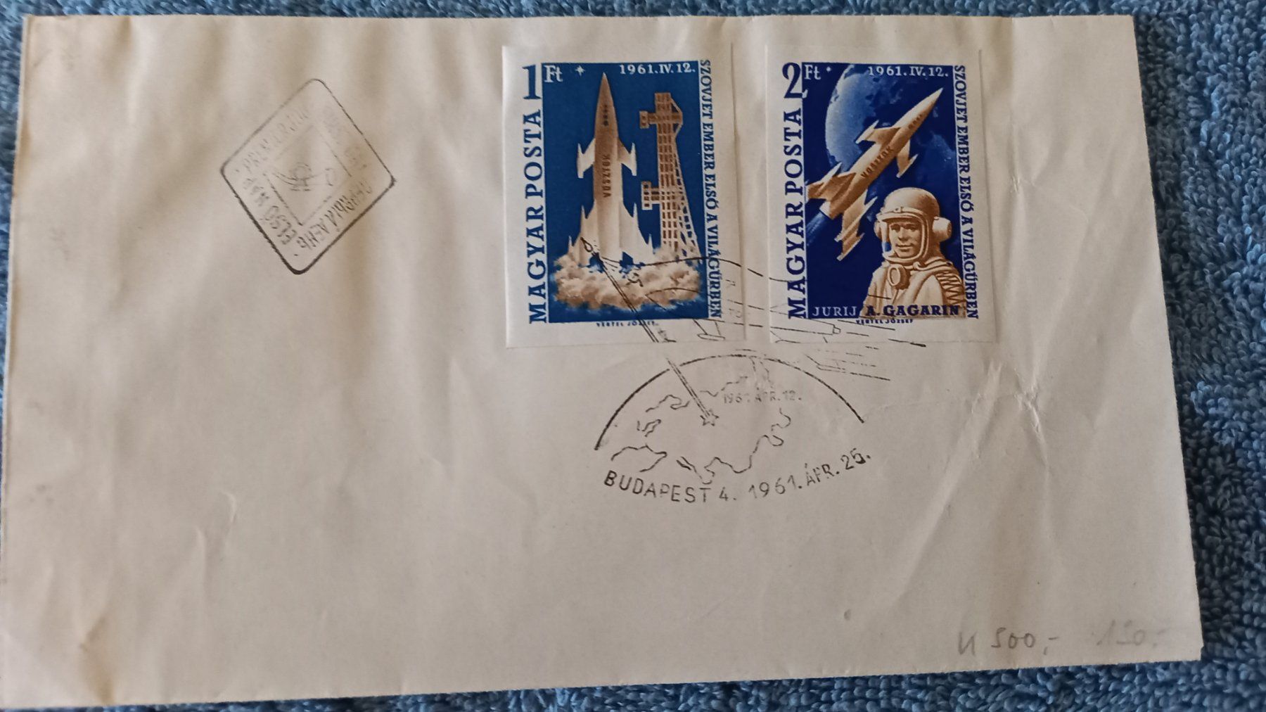 Alle Briefmarken: 7)  Super FDC Ungarn ungezähnt – Gebraucht aus Horw von Onurb008