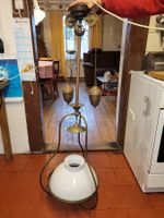antike Hängelampe/Deckenlampe für eine Glühbirne