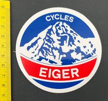 Cycles Eiger /Fahrrad Aufkleber, Vintage