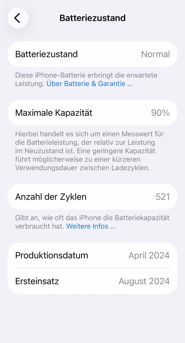 Apple Portables: iPhone 15 pro 128 GB – D'occasion à Engelberg par Liesel2 3
