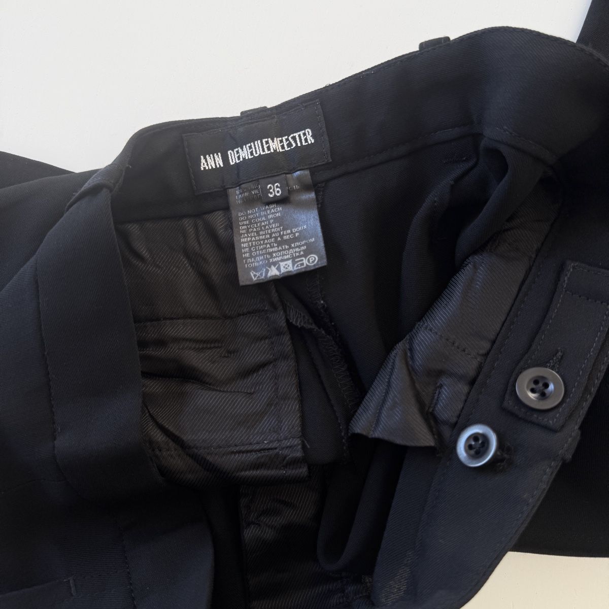 Pantaloni: ANN DEMEULEMEESTER Pants – Nuovo (secondo la descrizione) da Emmen venduto da Nightingale_2022 4
