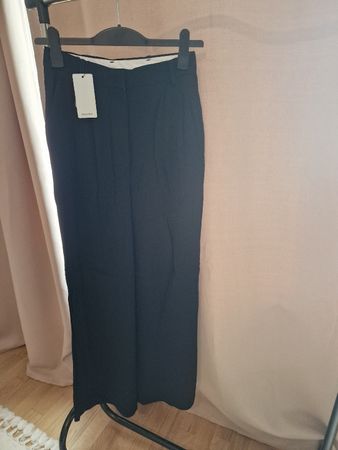 Mango Suit Hose schwarz