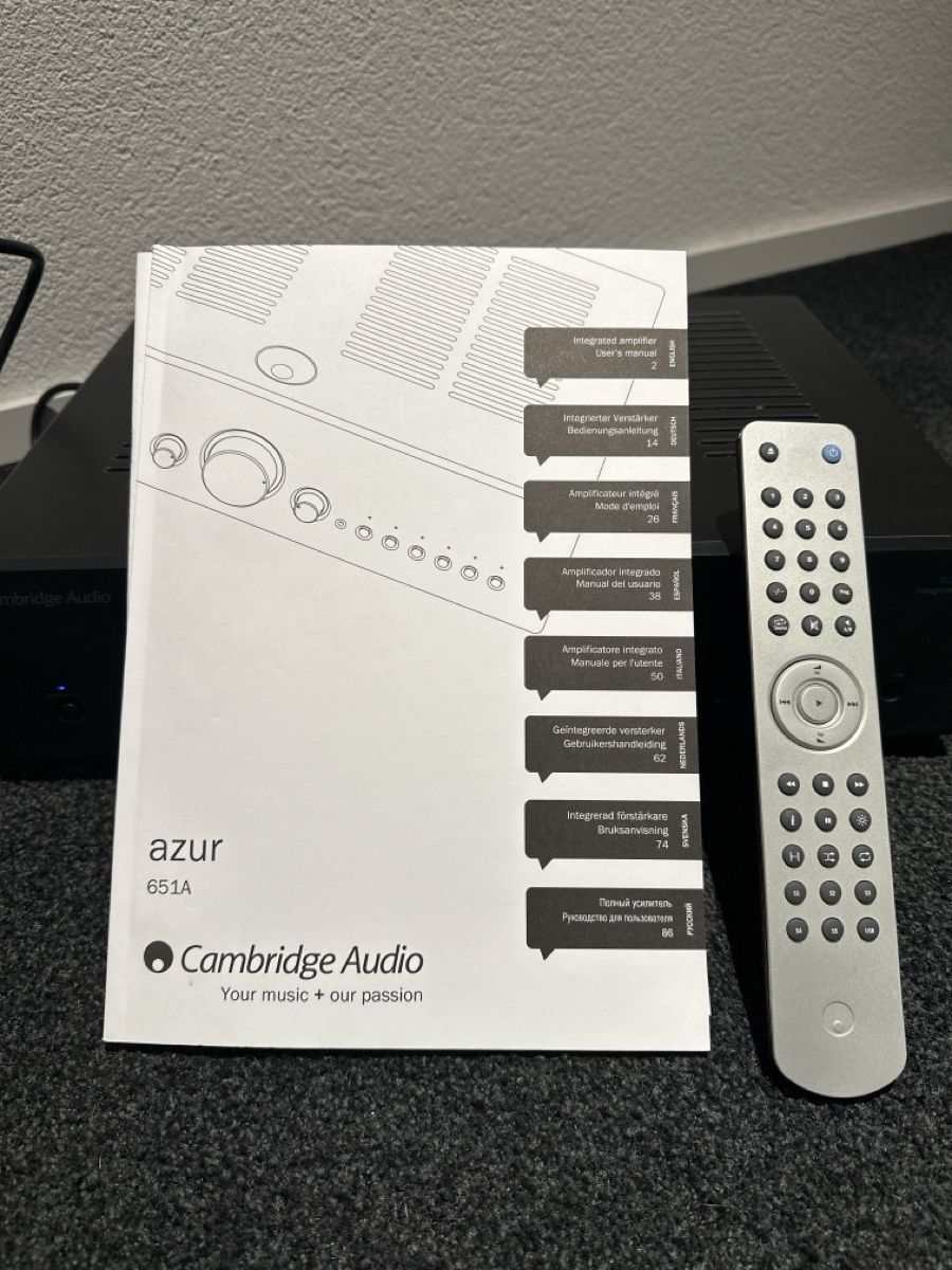 Cambridge Audio Amplificatori: CAMBRIDGE azur 651A – Usato da Uitikon Waldegg venduto da Mann 2