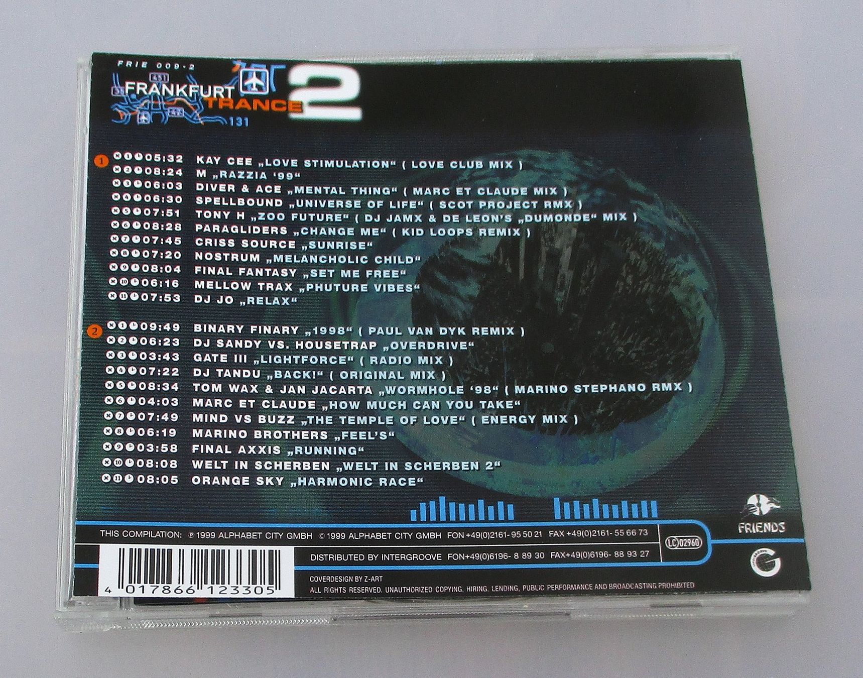 CDs: FRANKFURT TRANCE - 2-CD – D'occasion à Wattwil par Muriel11 1