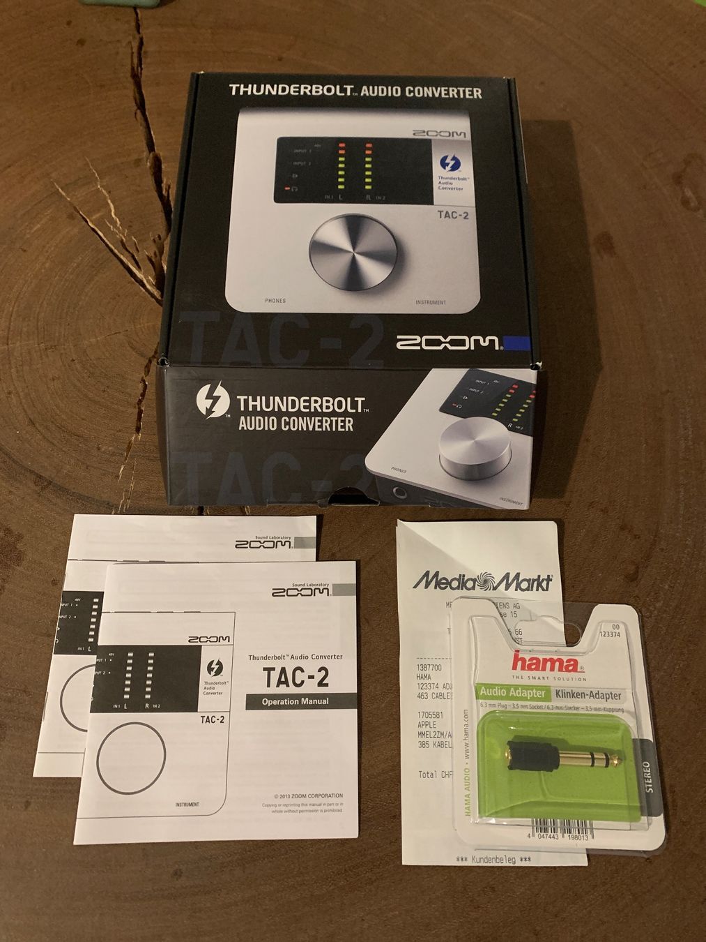 Zoom Console di mixaggio: ZOOM Tac-2 Audio Interface ( Mac / Thunderbolt / DJ / Studio – Usato da Luzern venduto da FRT93