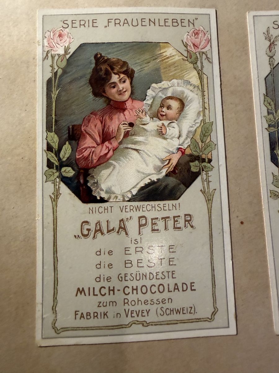 Carte collezionabili: Gala Peter Milch-Schokolade Sammelbild – Usato da zürich venduto da 03011978 2