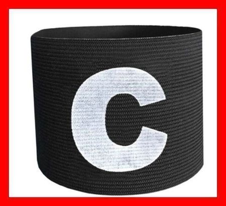 Kaptainbinde Armband SCHWARZ Captain Fussball Unihockey