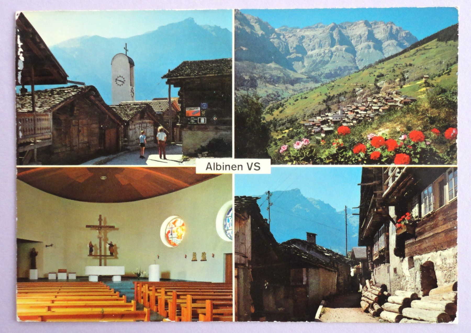 Cartoline postali: Albinen 1274 m, Wallis – Usato da Fétigny venduto da Billy2miny