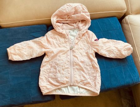 Merveilleu veste IKKS fille rose clair à étoiles, taille 80