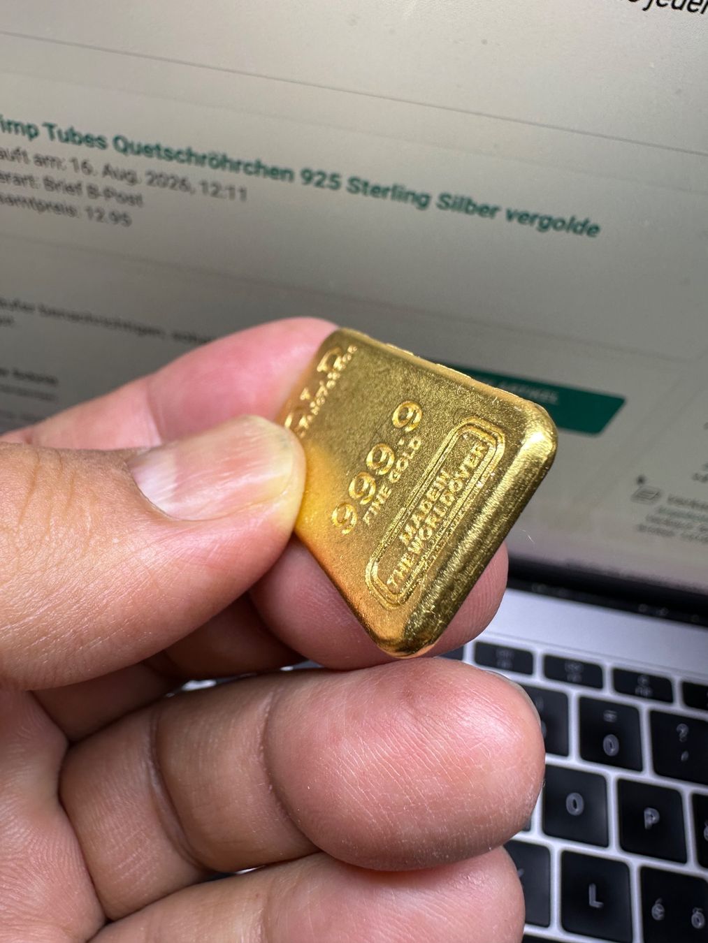 Edelmetalle: Gold barren – Replika – Neu (gemäss Beschreibung) aus Langenthal von Seelenfreunde 9