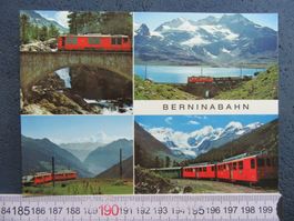 BERNINA-BAHN LAGO BIANCO MORTERATSCH ALP GRÜM AK GER