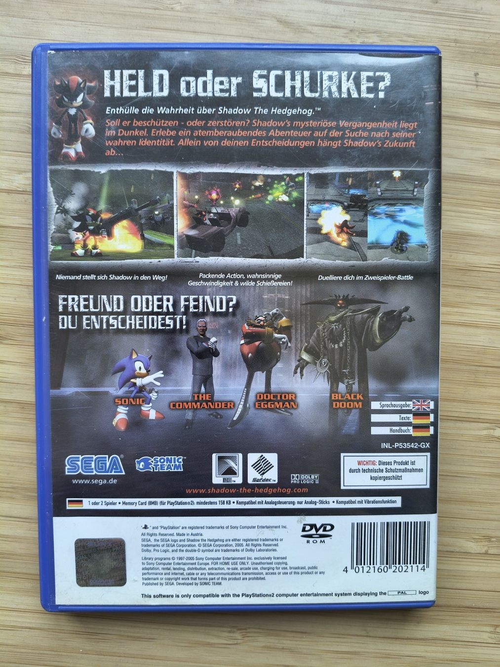 Spiele: Shadow the Hedgehog (PS 2) – Gebraucht aus Riedholz von ste_96cd 1