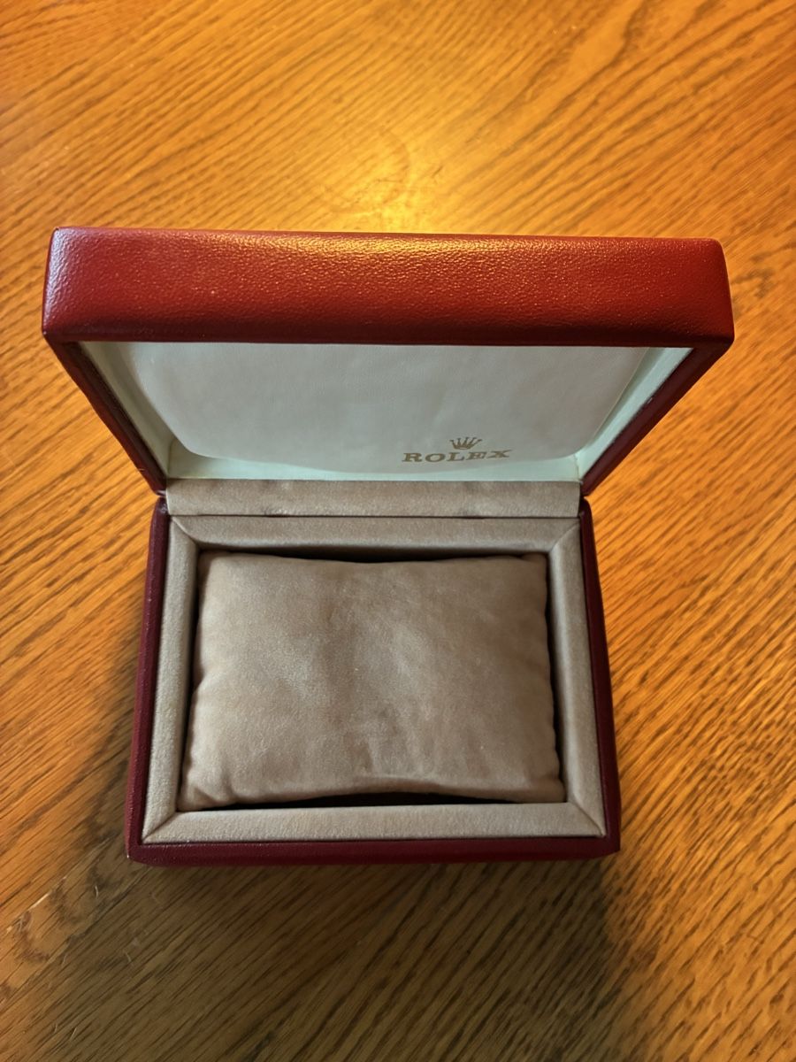 Scatole porta orologi: Rote Rolex Box  – Usato da Birmensdorf ZH venduto da VRENELI1897 4