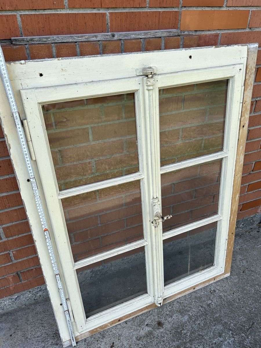 Finestre: Antikes Doppelfenster, Jugendstil,  91cm 115 cm – Usato da Gwatt (Thun) venduto da ate_6ng8