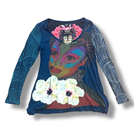 Desigual "Cirque du Soleil" vintage long sleeve vintage 90s