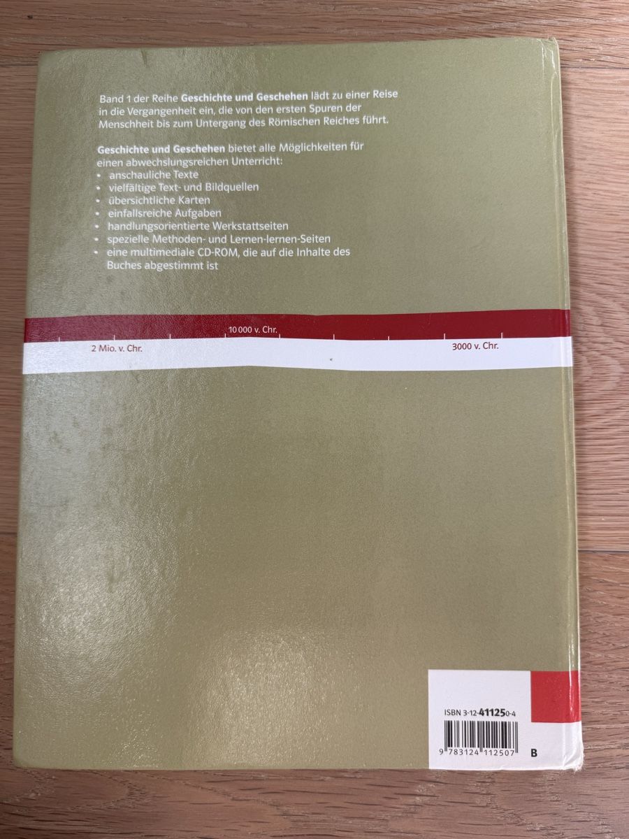 Livres: Geschichtsbuch "Geschichte und Geschehen 1" – Neuf (Voir description) à Geroldswil par beam_06 1