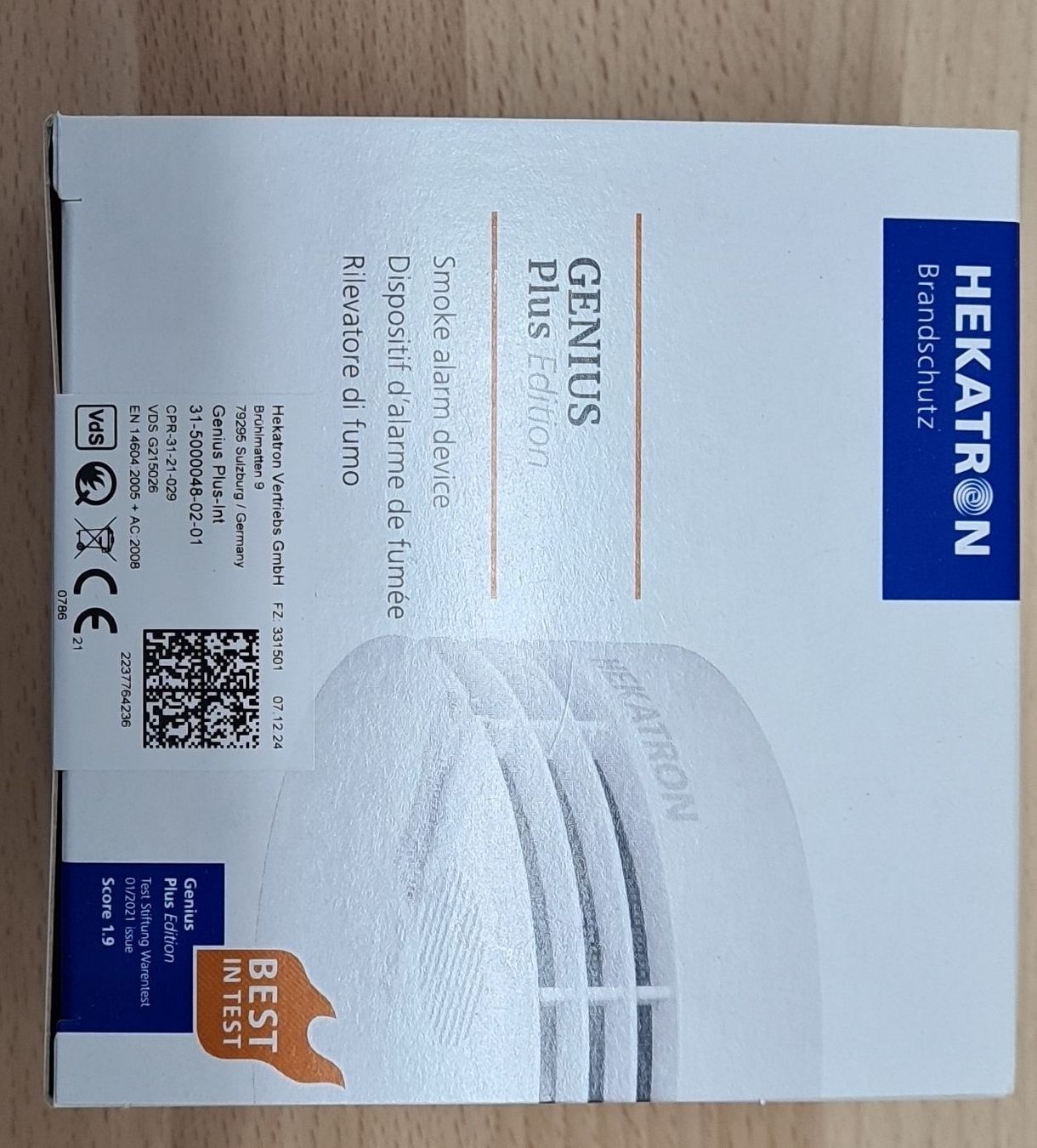 Sistemi d'allarme: 3x Hekatron Genius Plus Rauchmelder - Neu – Nuovo e nell'imballaggio originale da Pfäffikon ZH venduto da Sth1511