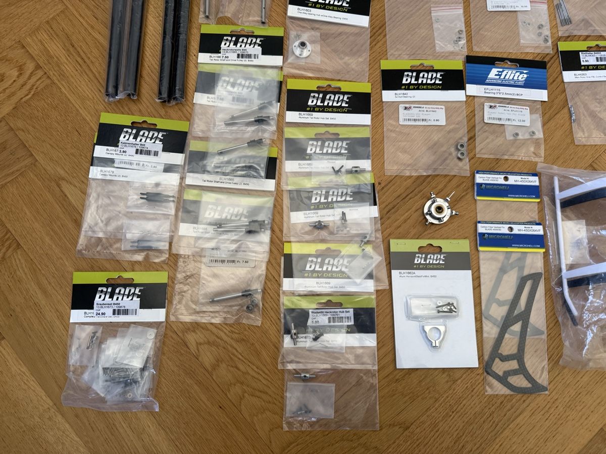 Blade Modellismo RC: Blade 450X Ersatzteile – Nuovo (secondo la descrizione) da Luzern venduto da Blade26 3