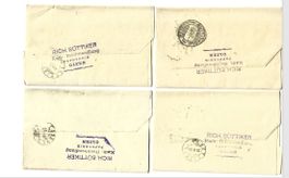 6 bandes journaux 6 Zeitungsstreifen