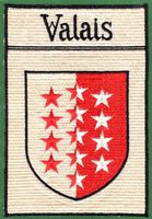 VS/ Valais, altes gesticktes Wappen
