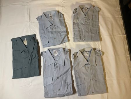 5x Original Schweizer Armee Militärhemden – Langarm
