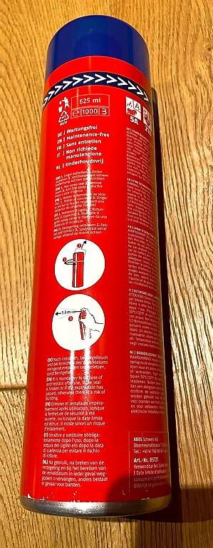 Feuerlöscher: ABUS FEUERSTOPP-SPRAY AFS 625 – Gebraucht aus Winden von karin-ella 4