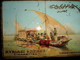 Antike Blechdose Kyriazi Zenith 100 Cigarettes