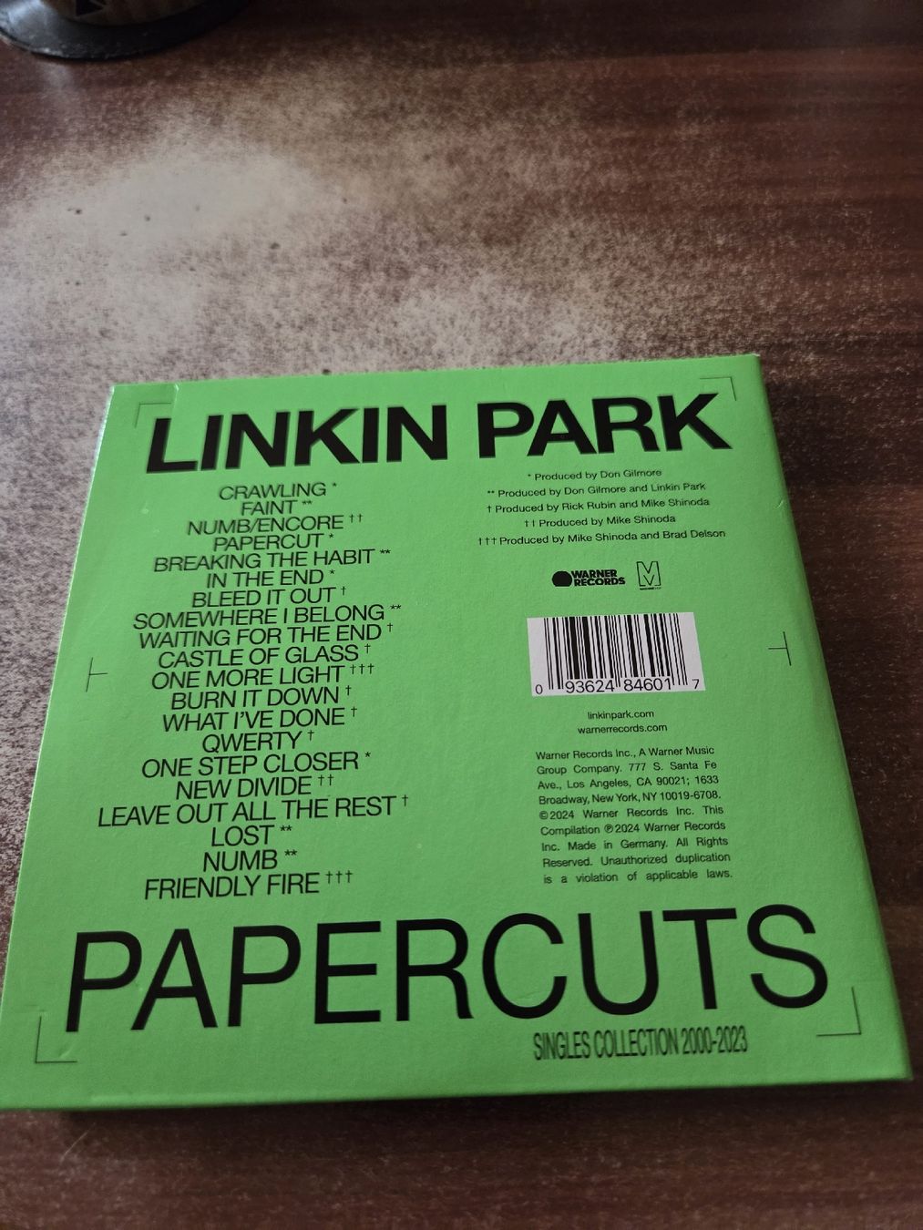 CDs: Linkin Park -  Papercuts - Singles Collection 2000-2023 – Gebraucht aus Wattenwil von Mage66 1