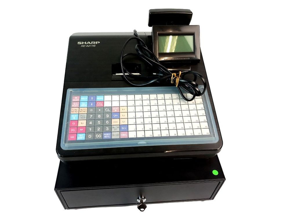 Sharp XE-A207B Cash Register Black