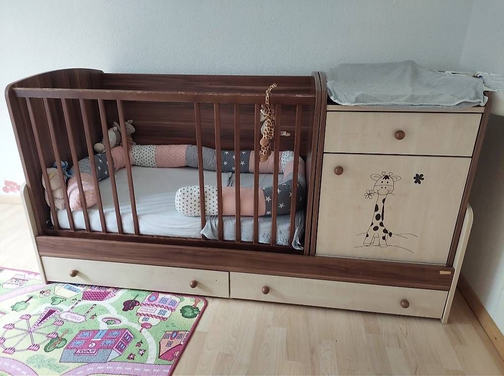 Letti: Babybett/ & kinderbett / wickelkommode – Usato da Jona venduto da Sparfuchs90 1