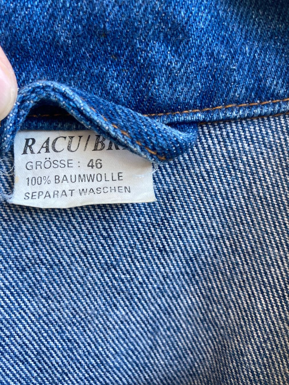 Giacche: Veste en jeans vintage – Usato da Genève venduto da cricri159 2