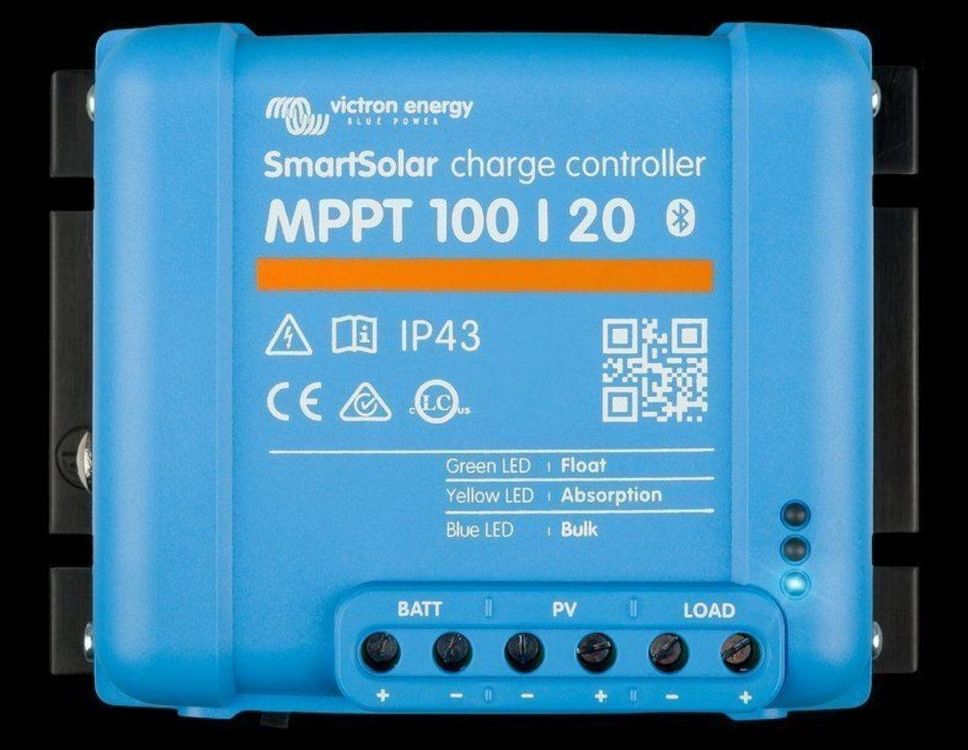 Victron SmartSolar MPPT 100/20 Solarladeregler mit Bluetooth