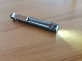 NEUE LED-Taschenlampe, Stift-Taschenlampe  9.95 cm ALU