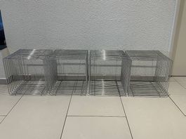 Metal-Draht Cubes, 4 Stück