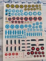 Esci Decals diverser interessanter Nationalinsignien