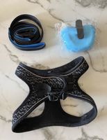 Hundegeschirr, Hundeleine + Snack Halter / Gassi Set 