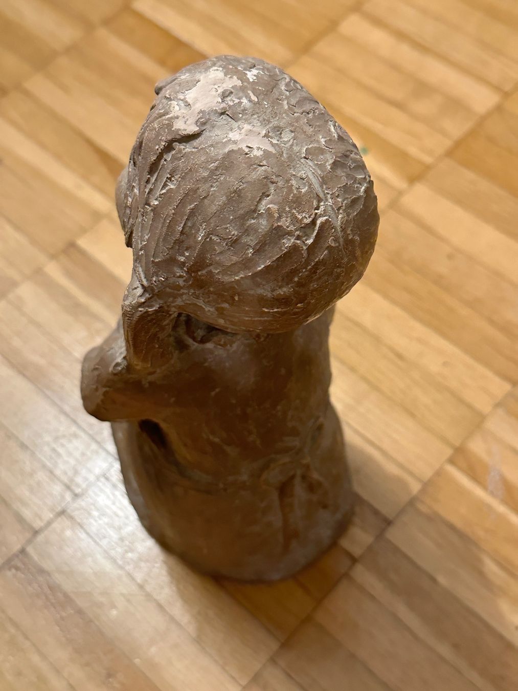 Statuette: Mädchenfigur mit Katze auf dem Schoss – Usato da Zürich venduto da marusapulmi 6